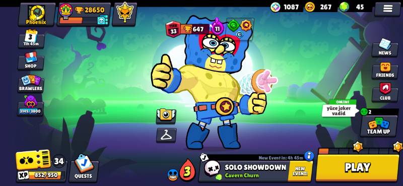 67 براولر | 28,650 کاپ | 15 مکس | 14 هایپرشارژ