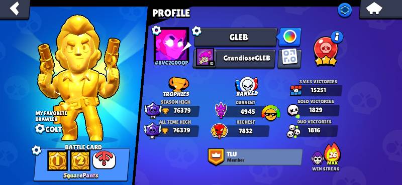 90 براولر | 76,379 کاپ | 57 مکس | 26 هایپرشارژ