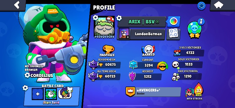 90 براولر | 60,675 کاپ | 26 مکس | 25 هایپرشارژ