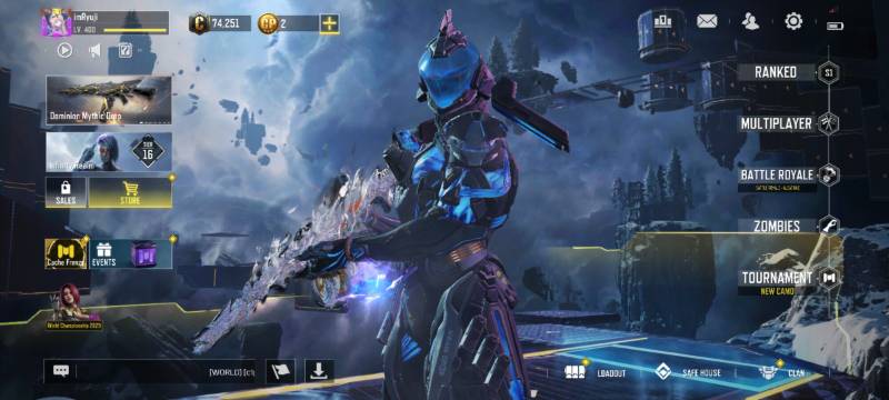 لول اکانت: 400 | ریجن: هند | رنک مولتی پلیر: Grand master 3 | رنک بتل رویال: Legendary | مقدار CP اکانت: 2 | مقدار C اکانت: 74000 | بتل پس فصل های: ۲۰ بتل پس متفاوت دارد | بتل پس مکس فصل های: تمامی فصل هایی که دارد کامل است | سیزن ساخته شدن اکانت: سیزن ۸ قدیم | لینک شده روی: اکتیویژن, فیسبوک