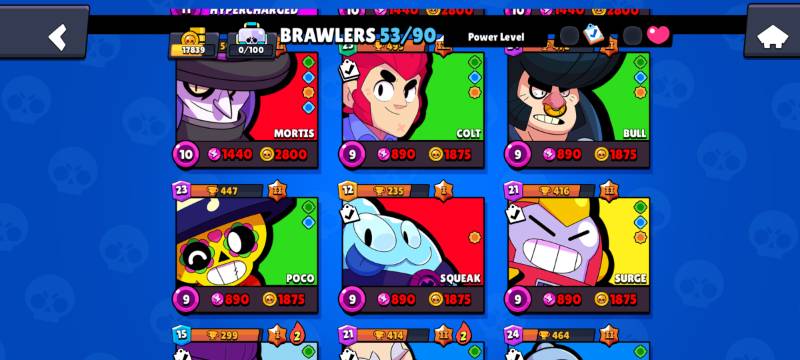 53 براولر | 17,839 کاپ | 4 مکس | 8 هایپرشارژ
