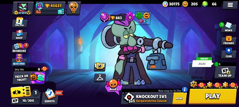 89 براولر | 45,637 کاپ | 39 مکس | 30 هایپرشارژ