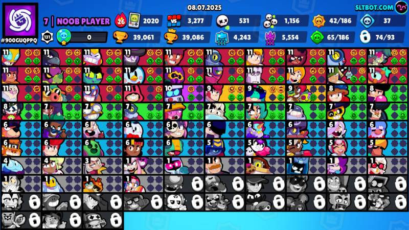 74 براولر | 39,061 کاپ | 24 مکس | 28 هایپرشارژ