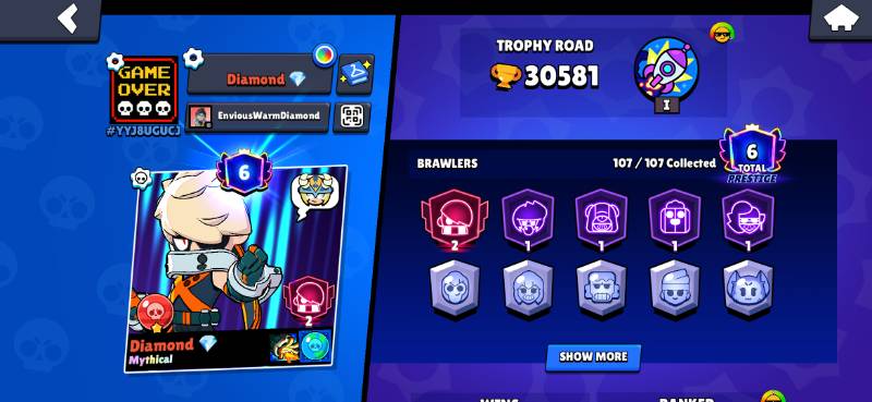 107 براولر | 30,592 کاپ | 39 مکس | 85 هایپرشارژ | 51 بافی