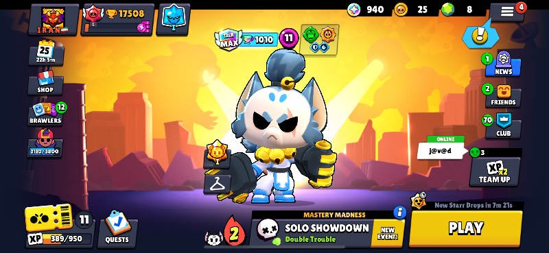 59 براولر | 17,508 کاپ | 7 مکس | 6 هایپرشارژ