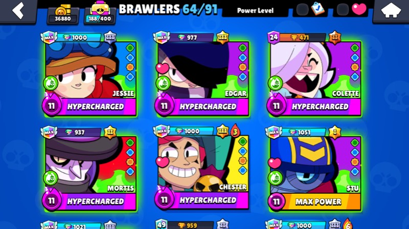 64 براولر | 36,880 کاپ | 10 مکس | 18 هایپرشارژ