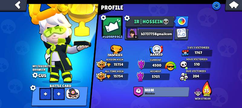 54 براولر | 15,773 کاپ | 32 مکس | 15 هایپرشارژ