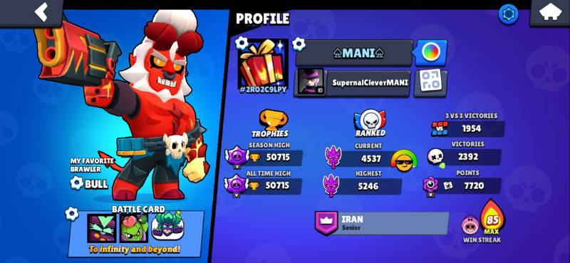 79 براولر | 50,763 کاپ | 20 مکس | 25 هایپرشارژ